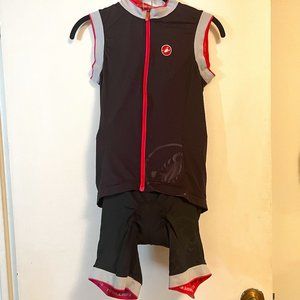 Castelli Perla jersey + shorts sz M matching set